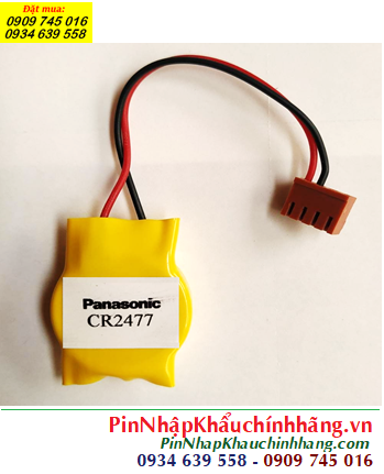 Panasonic CR2477 ( Zắc cắm PLC) Pin nuôi nguồn PLC 3v lithium Panasonic CR2477 chính hãng